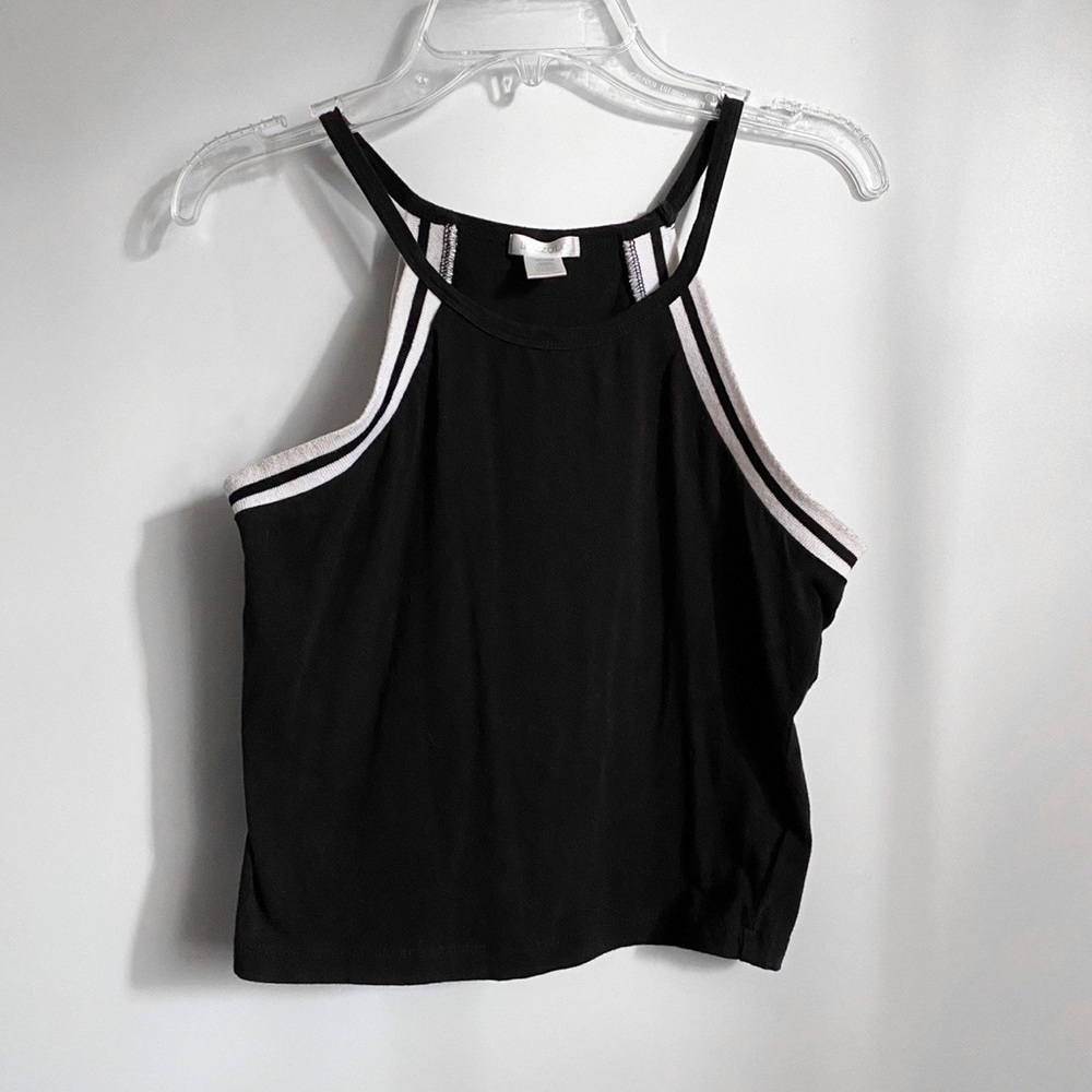 Black and white tank top